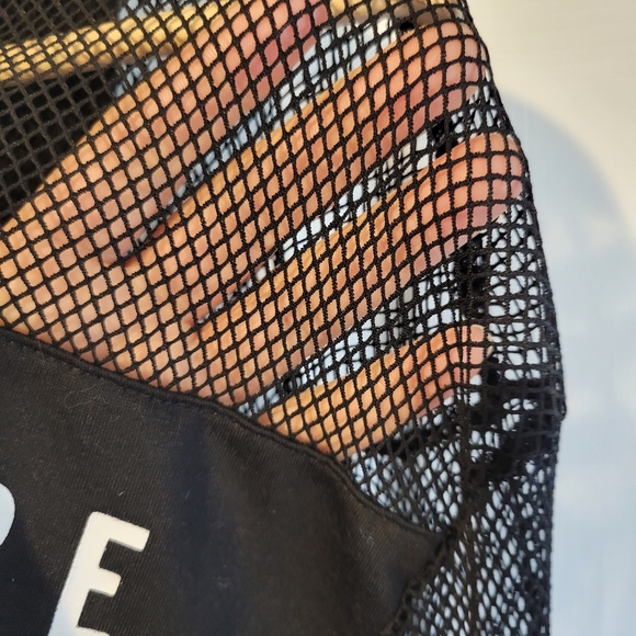 Babe Cropped black mesh top, size small. - Picture 3 of 7